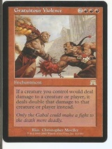 Gratuitous Violence Onslaught 2002 Magic The Gathering Card NM - £4.79 GBP