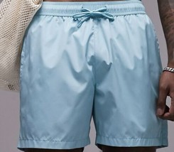 Topman Swim Shorts Trunks Mesh Lined Pockets 2.5&#39;&#39; Turquoise Men Sz XL A... - $17.78