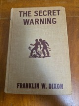 Hardy Boys Mysteries The Secret Warning Franklin W. Dixon HC 1938 Hardco... - $280.62 MXN