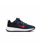  Sports Shoes for Kids Nike REVOLUTION 6 DD1095 412 Navy Blue - £86.82 GBP