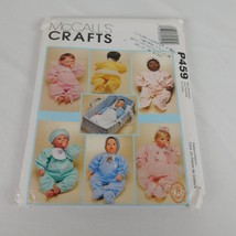 McCalls P459 Sewing Pattern Vintage 1999 Doll Clothes Carry-All Size S M L Uncut - $15.48