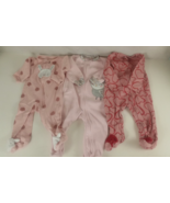 Girl Sleeper Clothes Size 9 Months Mixed Brands Lot Of 3 Pieces - $221.44 MXN