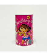Nickelodeon Dora the Explorer Coin Bank Tin Container , 5 x 3 inches - $7.92