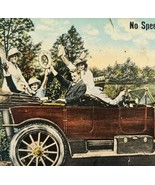 1910s Postcard Touring Car Convertible No Speed Limit Automobilia Illino... - $546.73 MXN