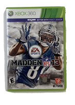 Madden NFL 13 Xbox 360 2012 with Box 2012 NO Manual ~TESTED - £4.67 GBP