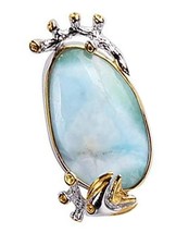 Pendant Jewelry Natural Larimar Stone with - £144.62 GBP