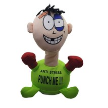 Anti Stress Punch Me Guy Suction Cup For Office Desk Coworker Boss Gift Green - £4.73 GBP