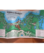 Vintage Florida Cypress Gardens Map Brochure 1970s - $18.99