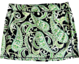 T by Talbots Navy Blue, Green, White Paisley Knit Pull On Skort Size 3X - $33.24