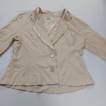 JBS LTD Women’s Tan/Beige Rayon Blend 2-Button Blazer Jacket Size 12 image 13