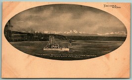 Olympic Range and US Navy Cruiser Tacoma Washington WA UNP UDB Postcard E13 - £11.63 GBP