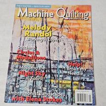 Machine Quilting Unlimited Magazine January/February 2015 Melody Randol - $11.98