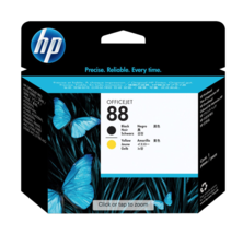 HP - 88 Printhead - Black/Yellow - $96.79