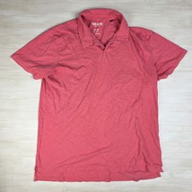 Todd Snyder Polo Shirt Men&#39;s Size XL Red Short Sleeve Golf Preppy New York - $29.59