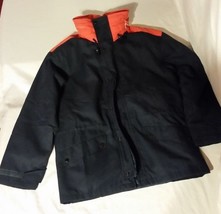 Cw Cold Weather Men&#39;s Blue Orange Winter Goretex Insulated Jacket Coat 44X29 - £48.15 GBP