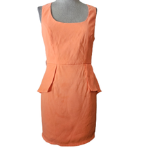 Orange Bodycon Cocktail Dress Size Small - £27.29 GBP