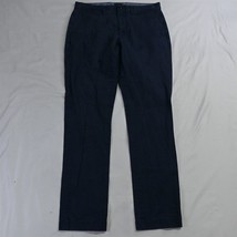 J.CREW Stretch 30 x 32 Navy Blue AV209 Athletic Mens Chino Pants - £20.65 GBP