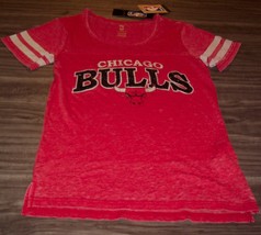 Women&#39;s Teen Jrs Chicago Bulls Nba Basketball T-shirt Small 3-5 New w/ Tag - $19.80