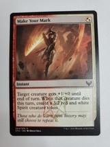 MTG Magic The Gathering Card Make Your Mark Instant Red White Strixhaven School - £5.81 GBP