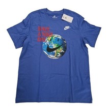  Nike &#39;Have A Nike Day&#39; T-Shirt Light Racer Blue Men Casual DM6331 432 Size XL - £17.64 GBP