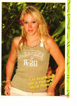 Hilary Duff teen magazine pinup clipping Airborne - $3.50