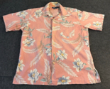 Vintage Polo Ralph Lauren Button Down Shirt Men&#39;s Medium Camp Floral Haw... - $29.64