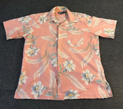Vintage Polo Ralph Lauren Button Down Shirt Men&#39;s Medium Camp Floral Hawaiian - £23.31 GBP