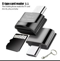 Lector de tarjetas USB 3,1 de alta velocidad, USB-C TF, micro-sd, para telefono - £16.82 GBP