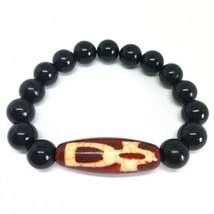 New Arrival Agate Bracelet Fortune Men/Money Hook Dzi Beads Amulet Tibetan Dzi B - £27.95 GBP