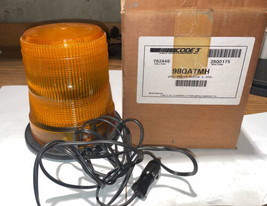 Public Safety Equipment Code 3 98QATMH Amber Rotating Beacon 12V Magneti... - $163.35