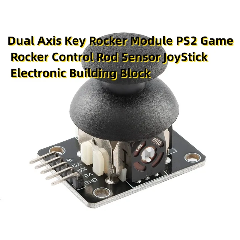 Dual Axis Key Rocker Module PS2 Game Rocker Control Rod Sensor JoyStick - £12.06 GBP