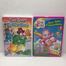 Vtg Set 2 DVD Care Bears Big Wish Movie Cheer There Everywhere 8 Episodes Lesson - £11.85 GBP