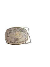 Vintage Brass United States Postal Service Post Office Belt Buckle Safety Award - $7.79