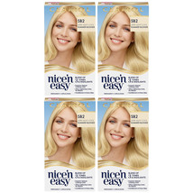 4-Pack New Clairol Nice'n Easy Permanent Hair Color, SB2 Ultra Light Cool Blonde - $52.88
