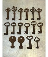 Vintage Skeleton Keys - Lot of 16 Assorted Sizes/Styles - $29.02