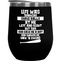 God Gave Me A Bat Funny Baseball Sports Coffee &amp; Tea Gift Mug For Coach,... - £22.12 GBP