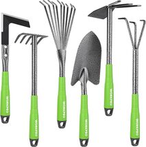 All-Purpose 6-Piece Gardening Set - Ergonomic, Durable &amp; Stylish Green T... - $67.27