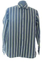 Ted Baker London Men’s Black Striped Long Sleeve Shirt Size M Vtd - £7.70 GBP