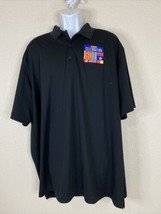 Port Authority Men Size 4XL Black HEB Celebrating 80 Years Polo Shirt - £7.48 GBP