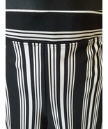 NEW INC Woman 20W Black &amp; White Stripe Pant Bootleg Mid Rise - £35.86 GBP