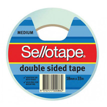 Sellotape Double Sided Tape - 18mmx33m - £27.68 GBP