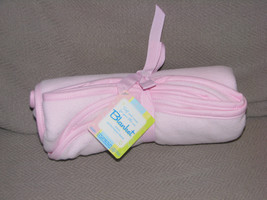 old navy pink bunny flowers soft LOVEY BABY BLANKET 30x35&quot; Plush Fleece NEW - £22.15 GBP