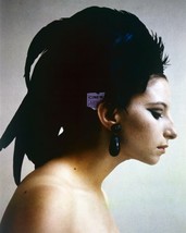 Barbra Streisand beautiful portrait bare shoulders in profile 1960&#39;s 8x10 photo - £7.64 GBP