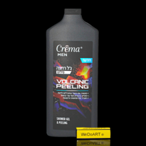 CREMA - MEN Volcanic Peeling Exfoliating shower gel 700 ml - £26.21 GBP