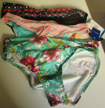 Three Bikini bottoms Coco Reef Coco Rave Apt 9 Size X-Large Prints - £17.18 GBP