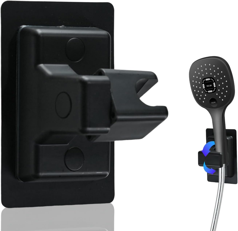 Handheld Shower Head Holder Wall Mount, Adjustable 360° Strong Adhesive Shower H Item image 7