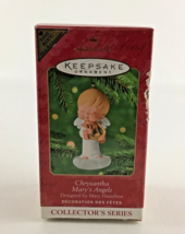 Hallmark Keepsake Christmas Ornament Mary&#39;s Angels Chrysantha #14 Harp N... - $17.63