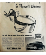 1949 Plymouth Cars Advertisement Automobilia Transportation Duck Soup DW... - $41.18 CAD