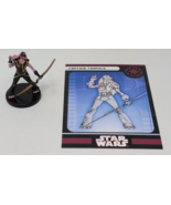 Star Wars Miniatures Game Captain Tarpals 23/60 Figure KOTOR With Card - £11.34 GBP