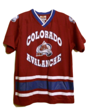 COLORADO AVALANCHE YOUTH NHL Hockey Official FAN JERSEY Licensed mesh  L... - £17.08 GBP